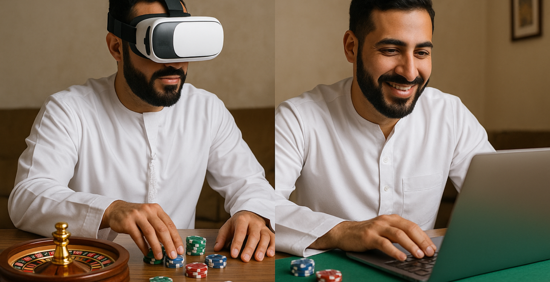 ألعاب كازينو الواقع الافتراضي مقابل الألعاب الإلكترونية العادية
