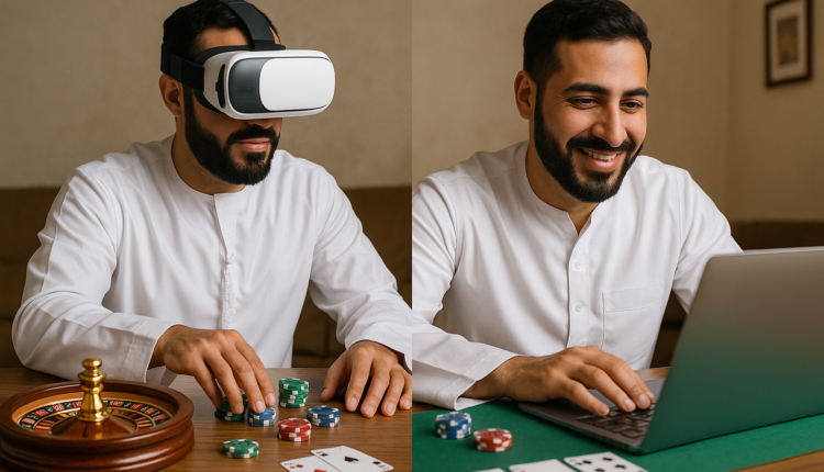 ألعاب كازينو الواقع الافتراضي مقابل الألعاب الإلكترونية العادية
